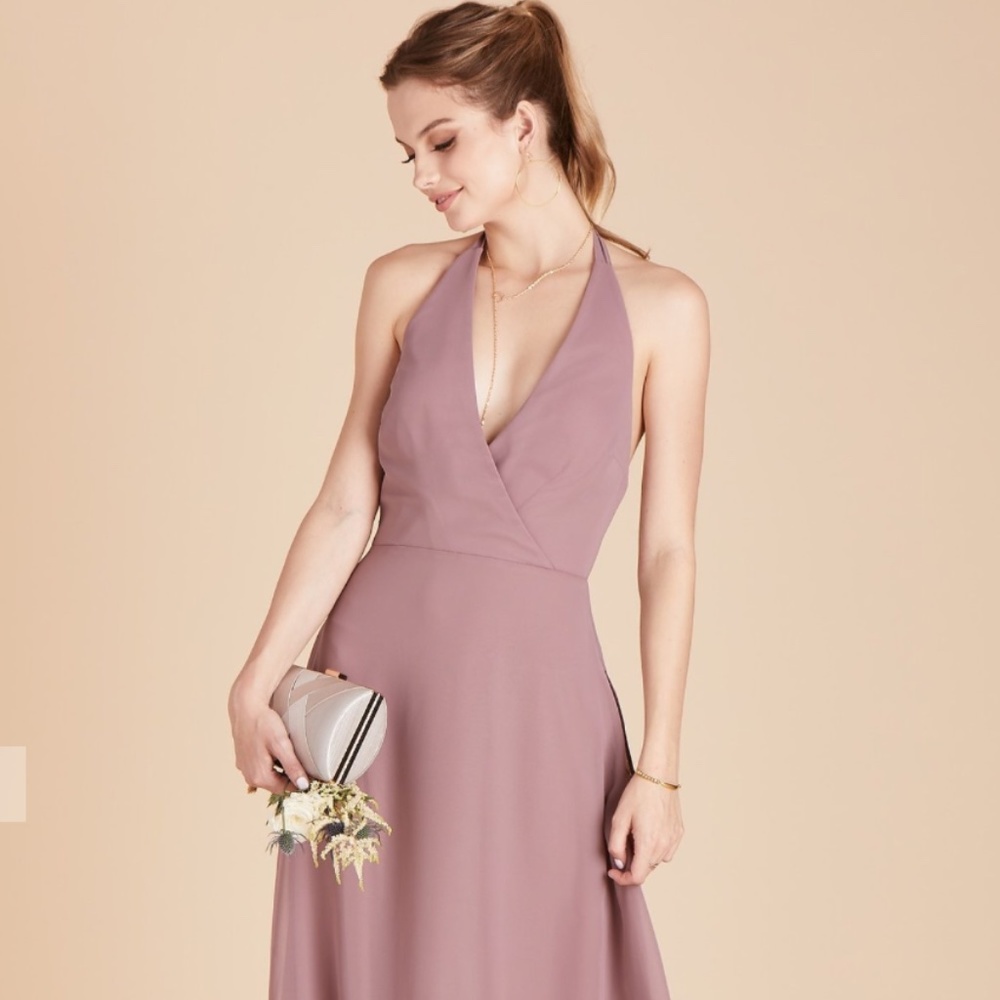 Birdy Grey Dark Mauve Moni Dress Medium